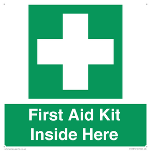 First Aid Kit Inside Here